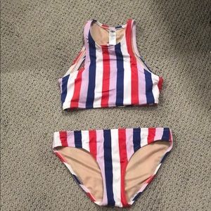 Old navy striped swimsuit
